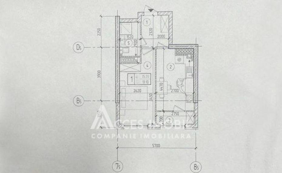 SkyHouse! Botanica, sos. Muncesti, 1 room! White version!: 6