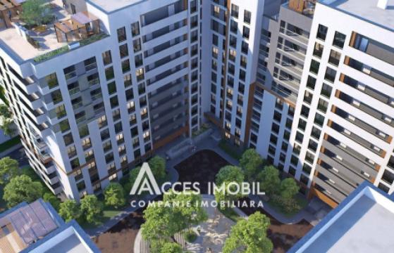 Braus Millennium Park! Новострой! Телецентр, шос. Хынчешть, 1 комната + гостиная! Белый вариант!: 2