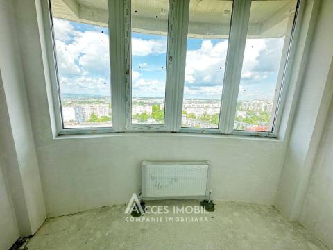 New Block! G. Latina street, Ciocana, 1 room + living. White version!: 3