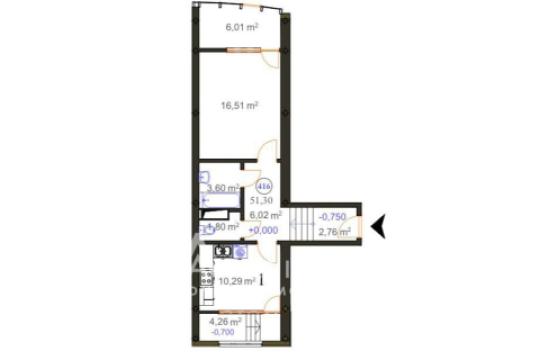 Bloc Nou! str. Ginta Latină, Ciocana, 1 cameră. Variantă albă!: 5