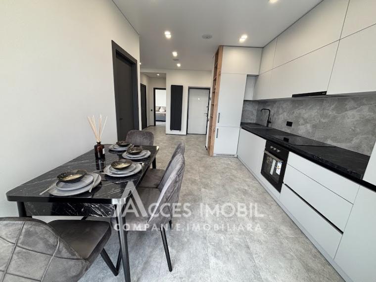 Astercon! Bloc Nou! Dumbrava, str. Durlești, 2 camere + living. Euroreparație!: 3