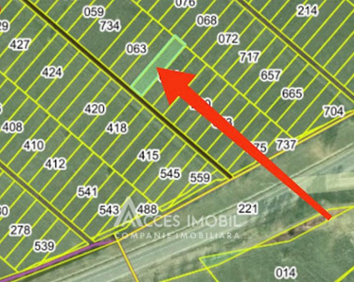 Lot de teren pomicol 5 ari! Durlești, șos. Balcani!: 4