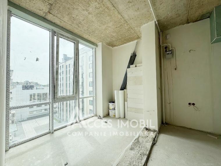 Новострой! Центр, ул. Моара Рошие, 2 комнаты + гостиная. Белый Вариант!: 3