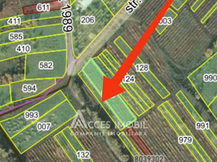 Land for construction 12 aries! Truseni, Valnova street!: 1