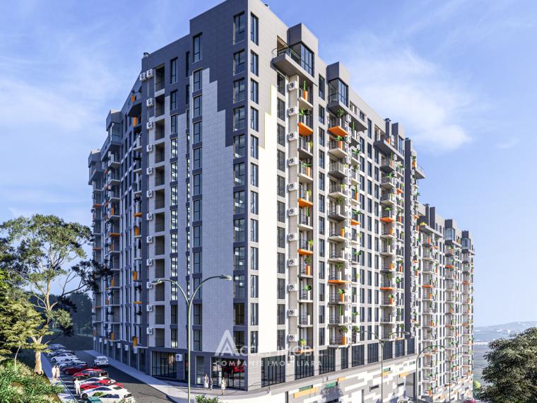 Solomon Construct! Botanica, str. Grenoble, 2 cameră + living. Varianta albă! GRENOBLE RESIDENCE!: 0