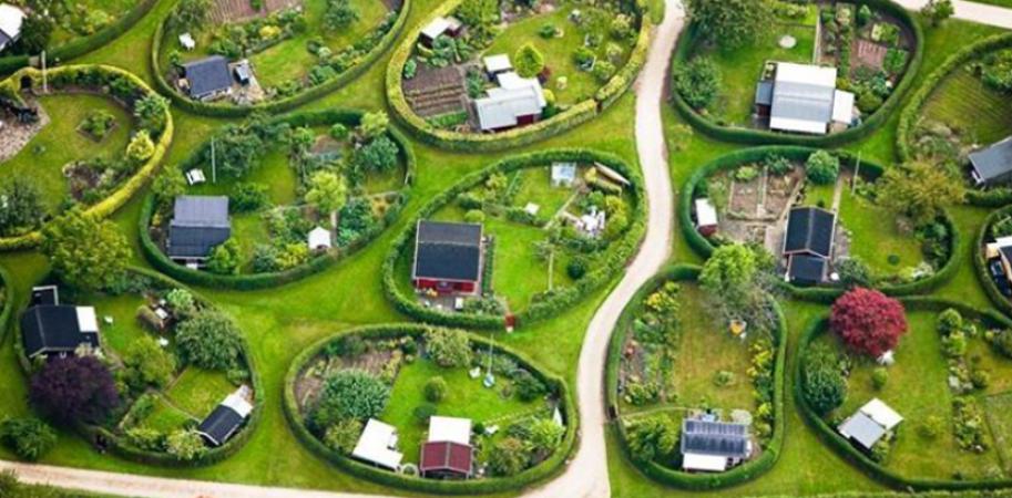 „Orașul grădină” - imagini aeriene uluitoare ale comunității circulare din Danemarca - 1
