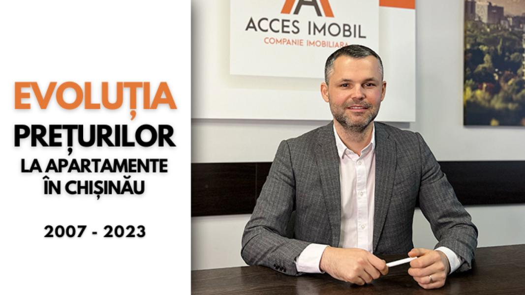 ANALIZĂ: Evoluția Prețurilor la Apartamente în Chișinău (2007 - 2023) 