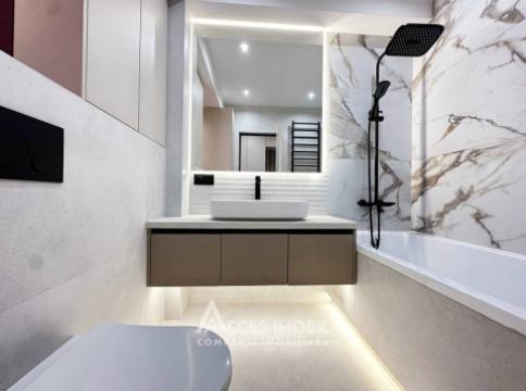 Braus! Пентхаус, бул. Мирча чел Бэтрын, Чеканы, 3 комнаты + гостиная. Eвроремонт! + Tерраса 20м2!: 11