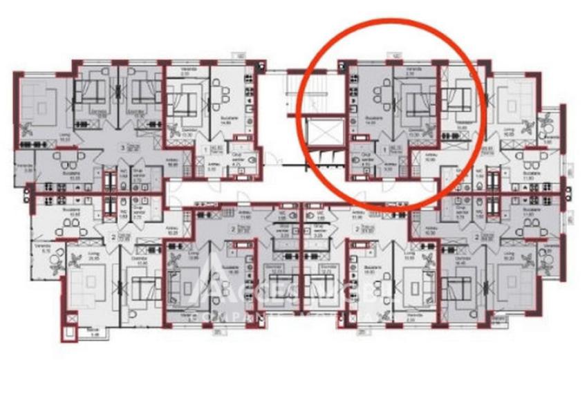 New Block! Ciocana, Vadul lui Voda street, 1 room! White version!: 8