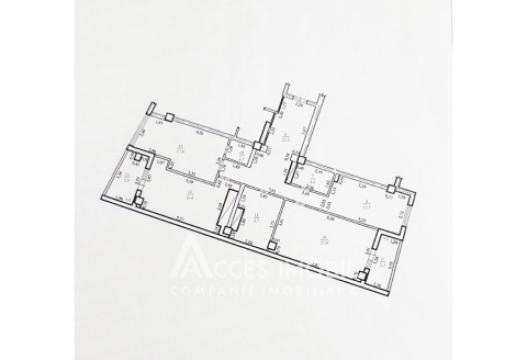 OASIS! str. Bogdan Voievod, Râșcani, 3 camere + living. Variantă albă!: 1