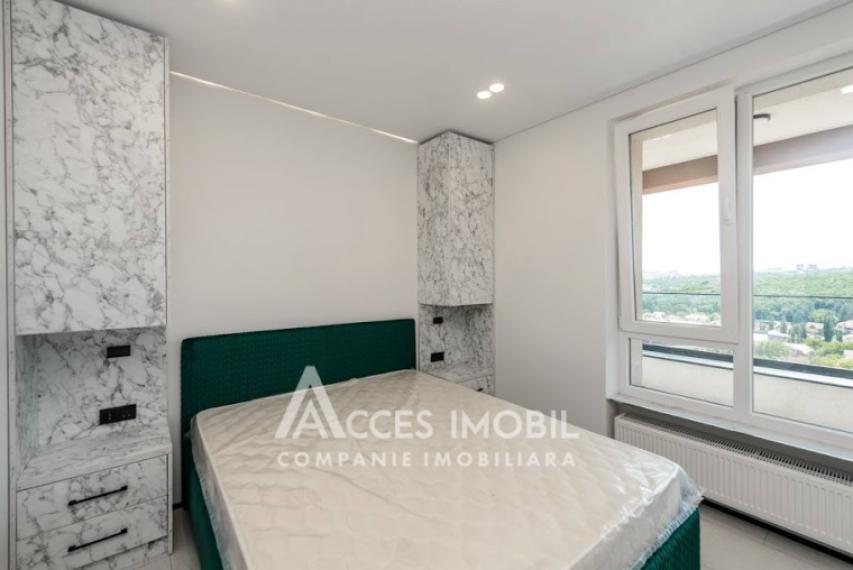 Astercon! Bloc Nou! Dumbrava, str. Durlești, 2 camere + living. Euroreparație!: 3