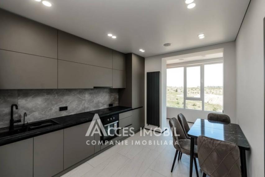 Astercon! Bloc Nou! Dumbrava, str. Durlești, 2 camere + living. Euroreparație!: 5