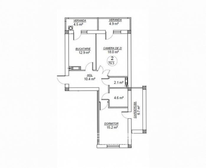 GonvaroCon! Buiucani, str. Drumul Taberei, 2 camere. Variantă albă!: 7