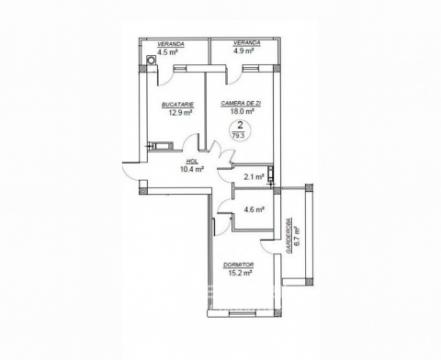 GonvaroCon! Buiucani, str. Drumul Taberei, 2 camere. Variantă albă!: 7