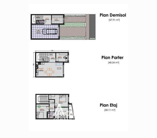 Townhouse în 3 nivele! Durlești, str. Bisericii, 166m2! Variantă albă!: 8