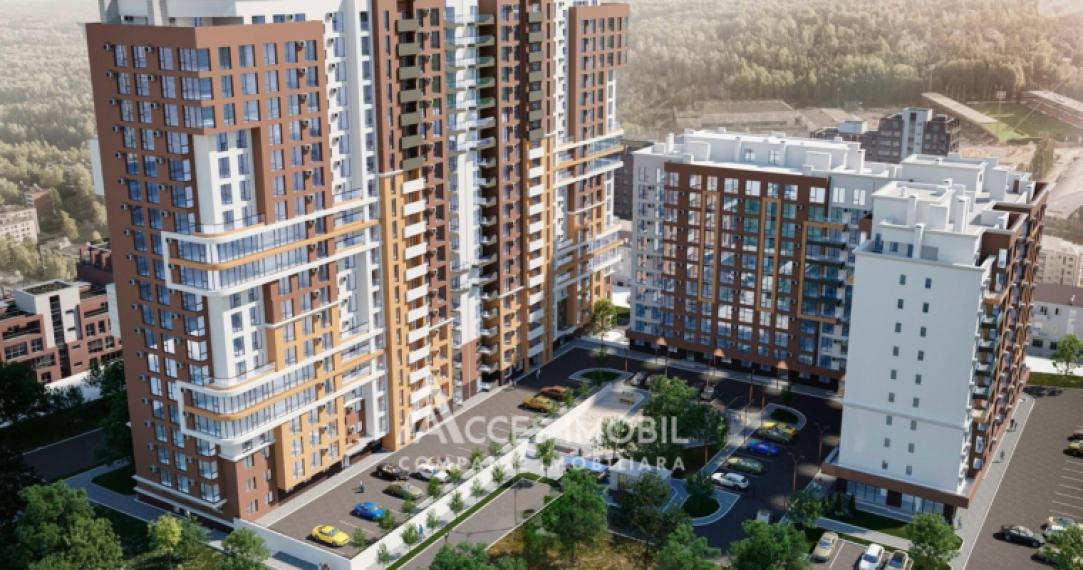 Horus City! Râșcani, str. Tudor Vladimirescu, 1 cameră + living. Variantă albă!: 0