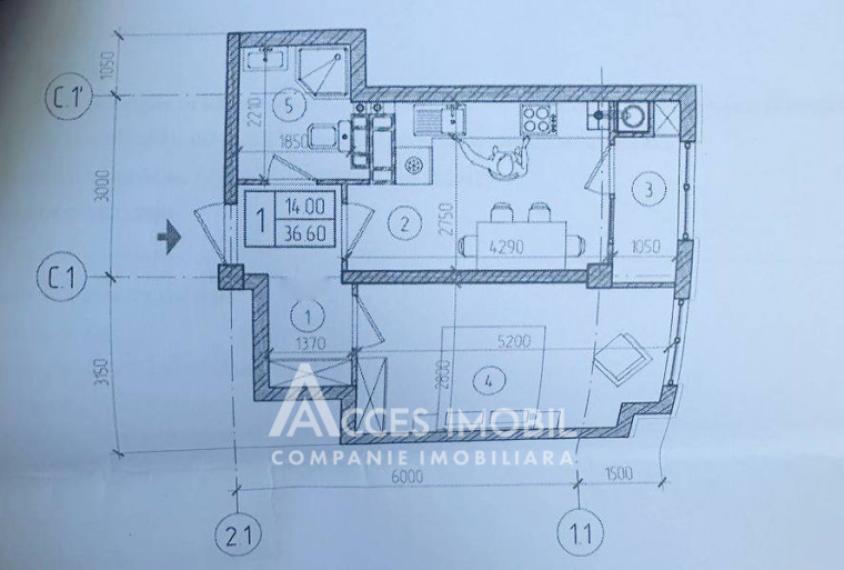 SkyHouse! Botanica, str. Băcioii Noi, 1 cameră! Varianta Albă!: 13