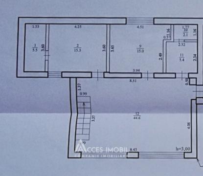 Casă în 2 Nivele! Vadul lui Vodă, str. Pădurii, 188m2 + 5 ari! Variantă albă!: 17