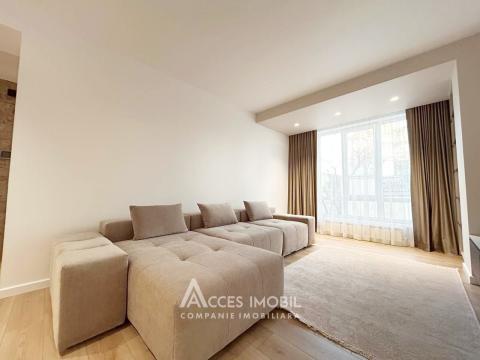 Chirie! Bloc nou! Centru, str. M.Varlaam, 2 camere + living! Euroreparație!: 5