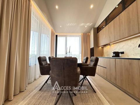 Penthouse! Chirie! Bloc nou! Centru, str. M.Varlaam, 2 camere + living! Euroreparație!: 7