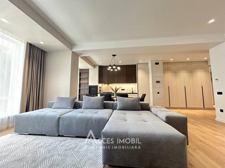 Chirie! Bloc nou! Centru, str. M.Varlaam, 2 camere + living! Euroreparație!: 1