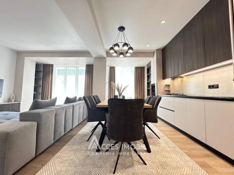 Chirie! Bloc nou! Centru, str. M.Varlaam, 2 camere + living! Euroreparație!: 4