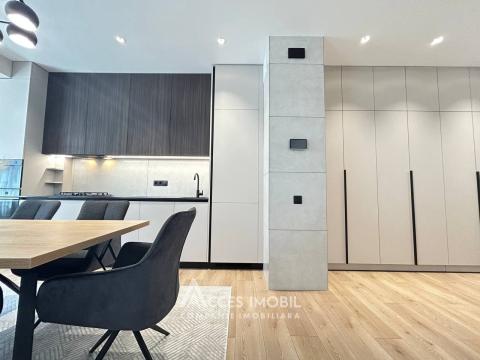 Chirie! Bloc nou! Centru, str. M.Varlaam, 2 camere + living! Euroreparație!: 7