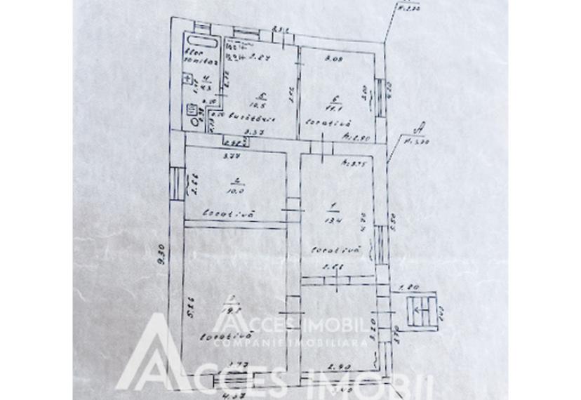 Casă în 2 nivele! str. Doina, Poșta Veche, 5 camere, 111m2 + 5 ari. Autonomă!: 22