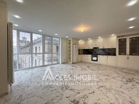 Bloc Nou! Centru, bd. Ștefan cel Mare, 2 camere + living. Euroreparație!: 1