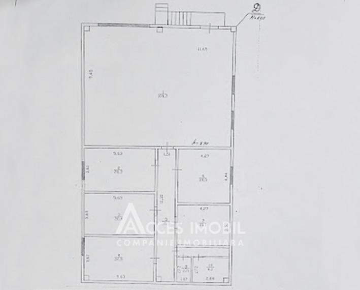 Spațiu Comercial 2 nivele 550m2 + 8 ari! Centru, str. Haltei!: 14