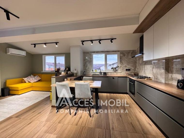 Penthouse! Bloc Nou! Durlești, str. Cartușa, 3 camere + living. Euroreparație!: 0