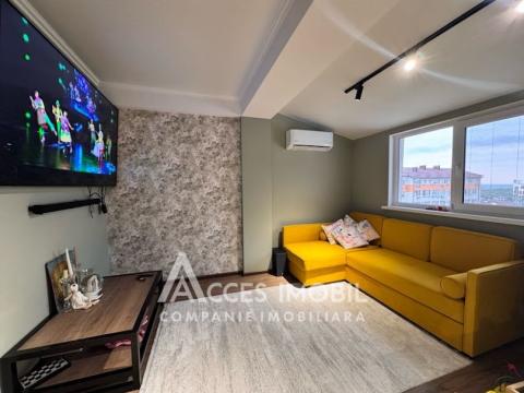 Penthouse! Bloc Nou! Durlești, str. Cartușa, 3 camere + living. Euroreparație!: 2