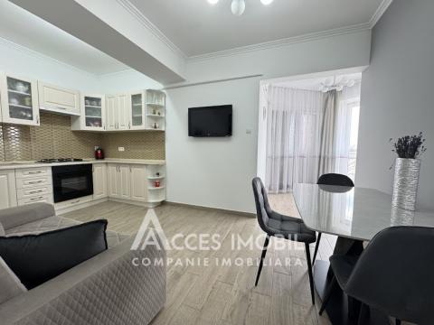 Bloc nou! Centru, str. Grigore Ureche, 1 cameră + living. Euroreparație!: 1