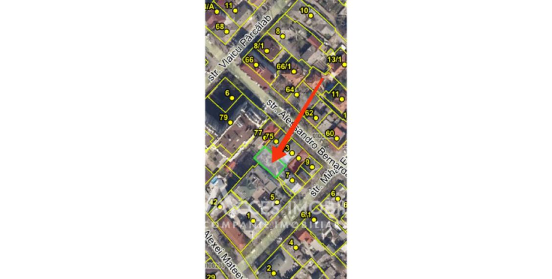 Lot de teren pentru construcții 3.6 ari! Centru, str. Mihai Eminescu!: 3