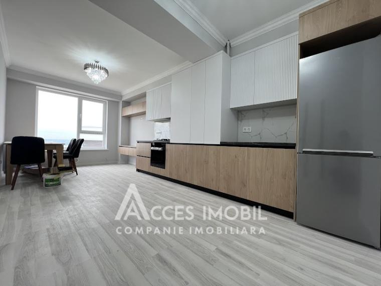 Estate Invest! New Building! Durlești, Ialoveni Street, 1 room + living room. Eurorepair!: 4