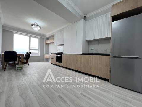 Estate Invest! New Building! Durlești, Ialoveni Street, 1 room + living room. Eurorepair!: 4