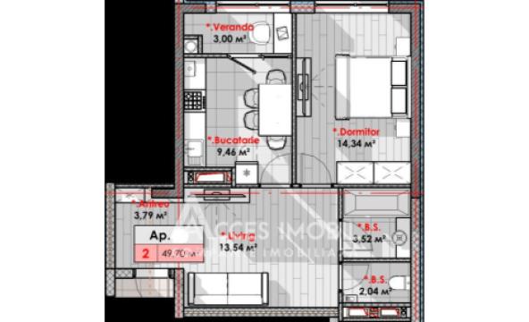 Lagmar! Rascani, Tudor Vladimirescu street, 1 room + living. White version!: 4