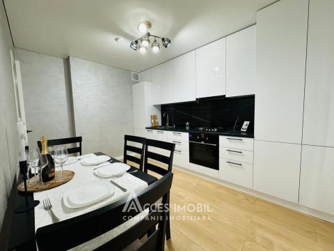 Braus! бул. Мирча чел Бэтрын, Чеканы, 2 комнаты + гостиная. Евроремонт!: 2