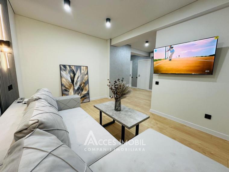 Braus! бул. Мирча чел Бэтрын, Чеканы, 2 комнаты + гостиная. Евроремонт!: 4