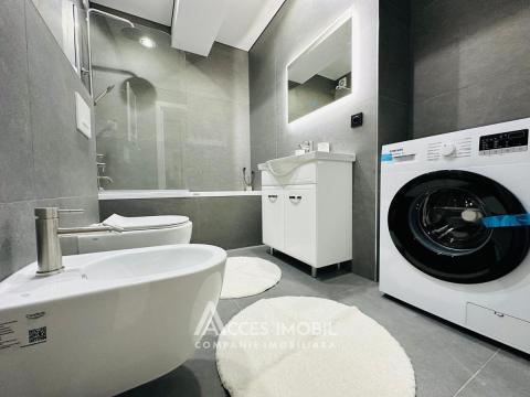 Braus! бул. Мирча чел Бэтрын, Чеканы, 2 комнаты + гостиная. Евроремонт!: 5