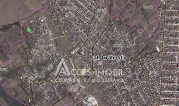 Teren pentru construcții 13 ari. Grătiești, str. Livezilor!: 1