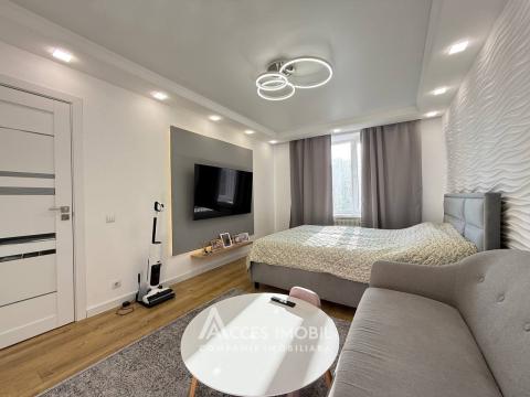 Râșcani, str. Florilor, 2 camere. Euroreparație! De mijloc!: 1