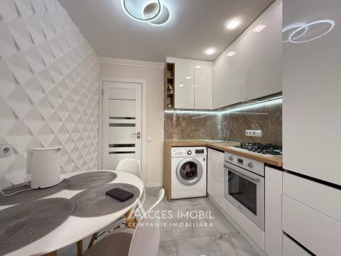 Râșcani, str. Florilor, 2 camere. Euroreparație! De mijloc!: 6