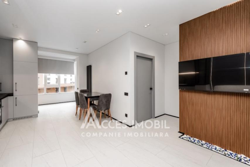 Astercon! New Block! Dumbrava, Durlești street, 1 room + living. Euro repair!: 5