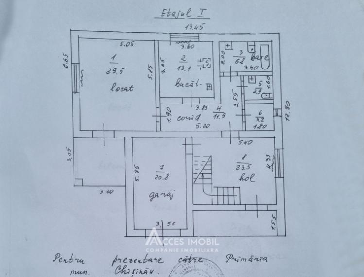 Casă în 2 niveluri! str. Poiana Pinului/Muzelor, Botanica, 272m2 + 7 ari! Euroreparație!: 34