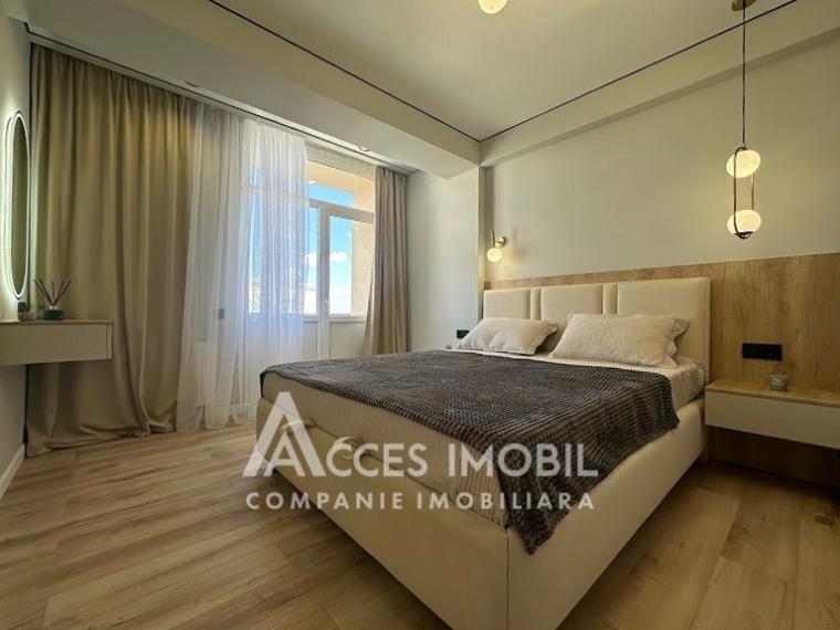 Bloc Nou! str. Cartușa, Durlești, 3 camere + living. Euroreparație!: 0