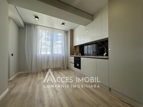 Bloc Nou! str. Cartușa, Durlești, 3 camere + living. Euroreparație!: 5