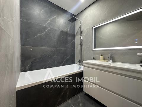 Bloc Nou! str. Cartușa, Durlești, 3 camere + living. Euroreparație!: 7