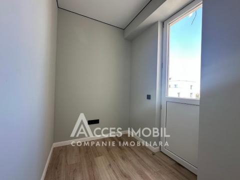 Bloc Nou! str. Cartușa, Durlești, 3 camere + living. Euroreparație!: 9