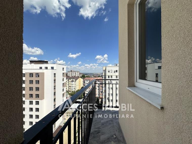 Bloc Nou! str. Cartușa, Durlești, 3 camere + living. Euroreparație!: 10